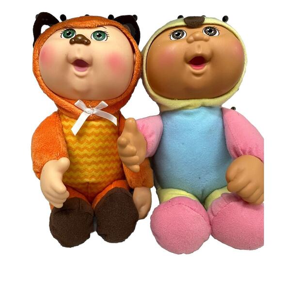 CPK Cabbage Patch‎ Kid Cuties Beau Fox and Heidi Hedgehog Set Of 2 - Picture 2 of 10
